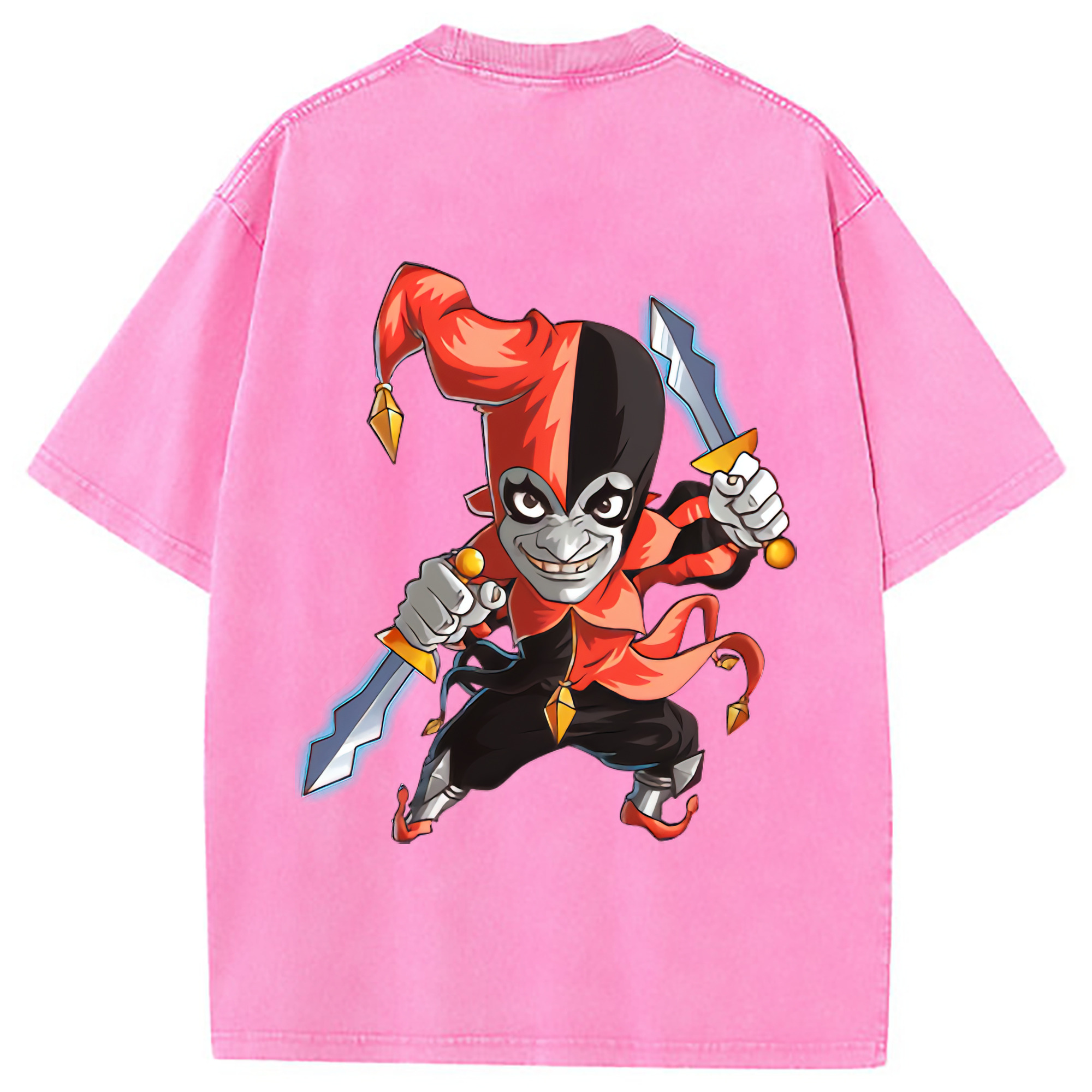 （画像用） リーグ・オブ・レジェンド League of Legends LOL 綿100% ヴィンテージ風 半袖Tシャツ（背面プリント）
